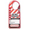 427 MasterLock - Khóa chốt an toàn Snap-on có nhãn, màu đỏ (Lockout Hasps)