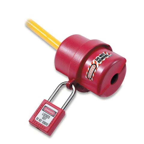  487 MasterLock - Khóa an toàn phích cắm điện xoay, dùng cho phích cắm 110 và 220 Volt ( Electrical Lockout ) 