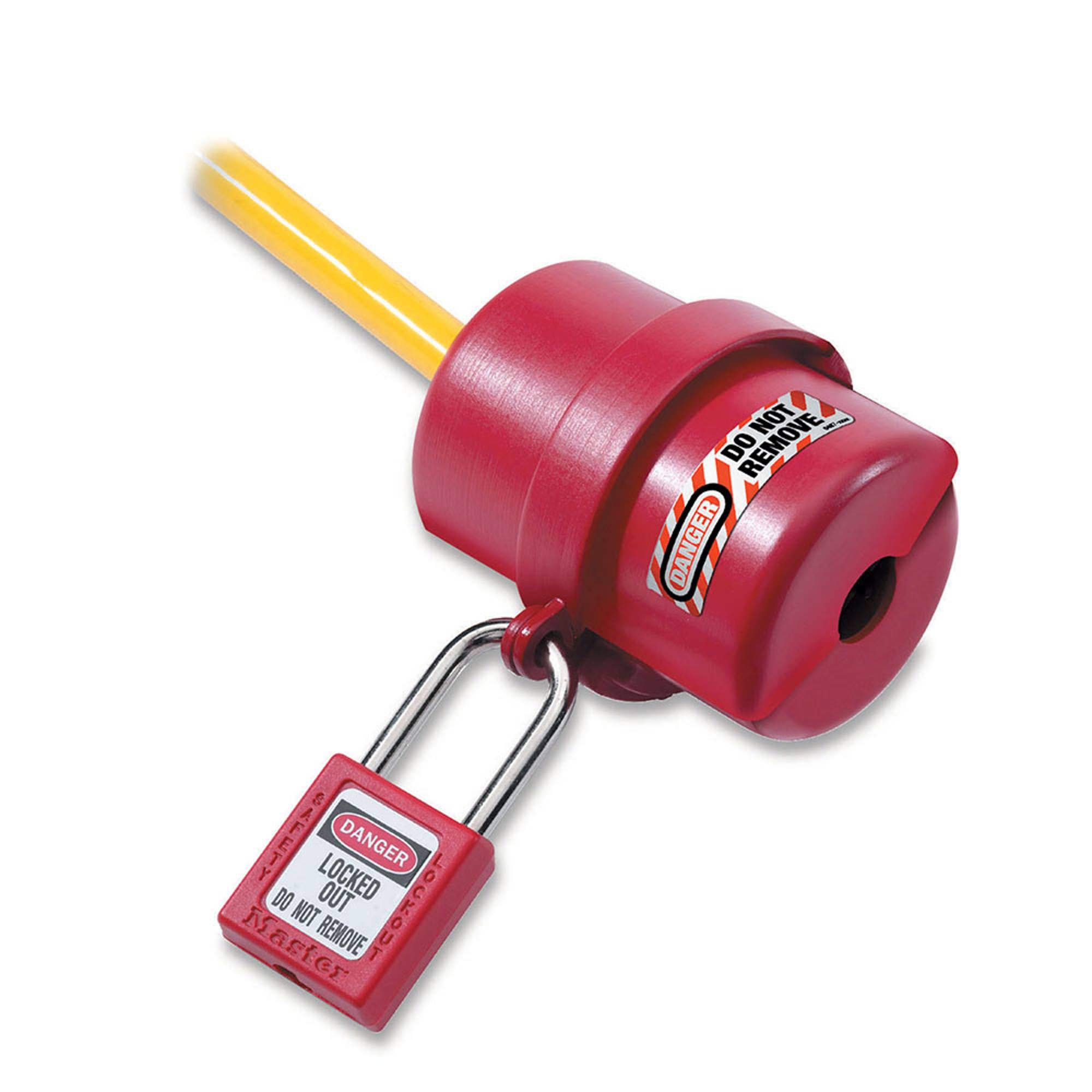 487 MasterLock - Khóa an toàn phích cắm điện xoay, dùng cho phích cắm 110 và 220 Volt ( Electrical Lockout )