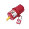488 MasterLock - Khóa an toàn cho phích cắm điện cỡ lớn, loại xoay, dùng cho phích cắm 220-550 Volt Electrical Lockout
