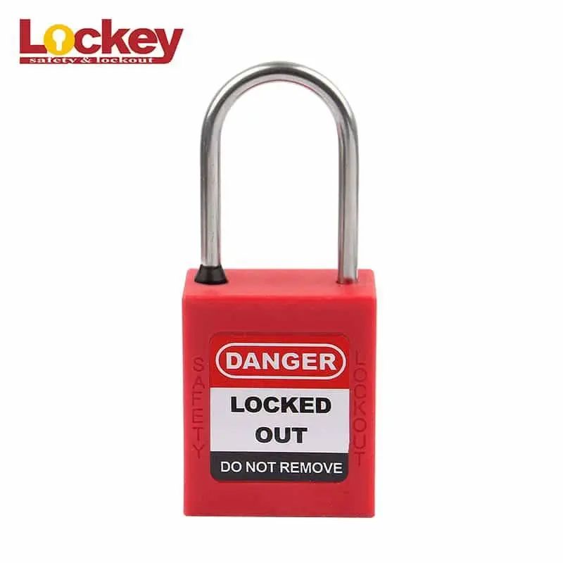 Khóa Loto PROLOCKEY KD-P38SSD4-RED Ổ khóa an toàn còng bằng thép 4mm