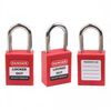 PROLOCKEY KD-P38S-RED - Ổ Khoá Loto Ổ Khoá An Toàn Nhựa Còng Thép 38MM