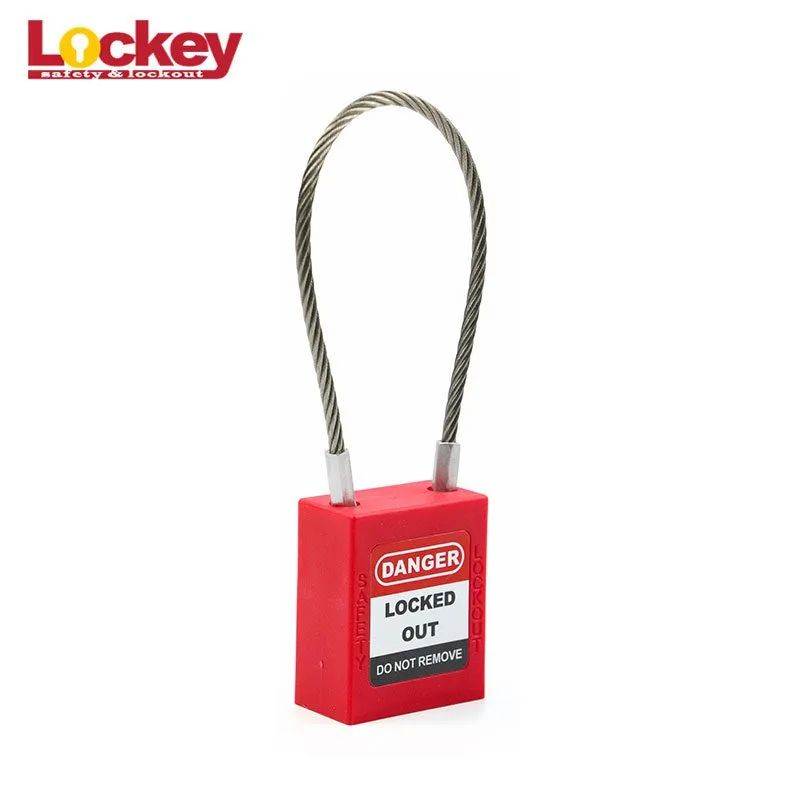 Khóa Loto PROLOCKEY KD-PC175D3.2-RED Ổ khóa an toàn bằng thép dạng cáp