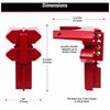 S3081 MasterLock - Khóa van bi ( Valve Lockout - Adjustable Ball Valve Lockout)