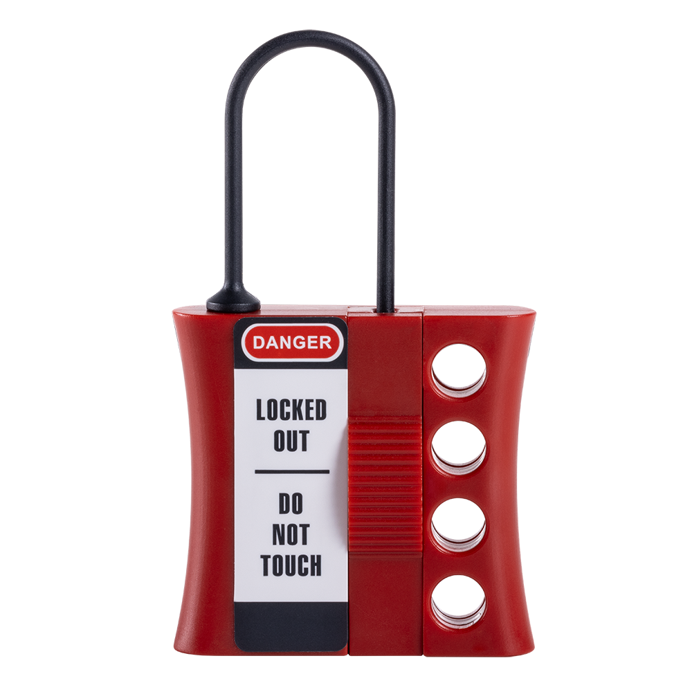S442 MASTERLOCK - KHÓA BẰNG NHỰA KHÔNG DẪN ĐIỆN CÙM 3MM ( Plastic Lockout Hasp/ Khóa LOTO )