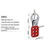PROLOCKEY SH01 Móc càng cua, khóa nhóm 6 lỗ khóa bằng thép 25mm