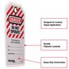 Thẻ cảnh báo cấm vận hành Master Lock 497A ( Do Not Operate Safety Tag, English, Laminated)