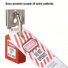 Thẻ cảnh báo cấm vận hành Master Lock 497A ( Do Not Operate Safety Tag, English, Laminated)