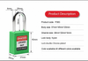 Ổ Khóa An Toàn, Móc Khóa An Toàn Điện, Ổ khóa Loto Safety Padlock ProLockey KD-P38S-GRN
