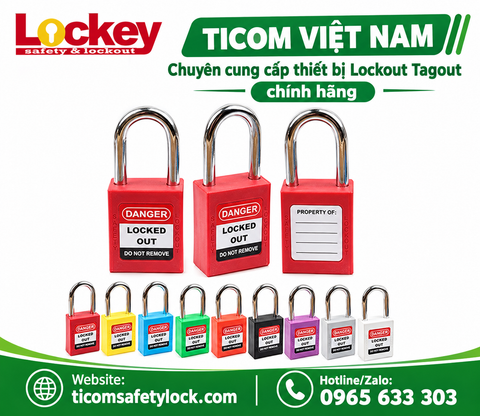  Khóa An Toàn Cùm Thép 38mm PROLOCKEY P38S 