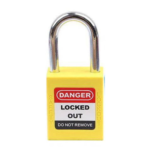  Khóa Móc An Toàn Điện, Ổ Khóa An Toàn Điện, Ổ khóa Loto Safety Padlock ProLockey KD-P38S-YLW 