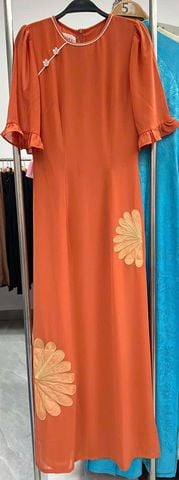 Áo Dài 4 Tà Rẻ Quạt AD3136 (Áo lẻ)