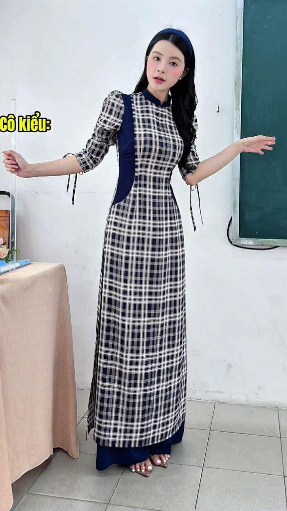 Áo Dài Tay Rút Mận Mận Kèm Phụ Kiện AD2916 (Áo lẻ)
