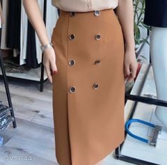 Chân Váy 8 Nút Đen CV5044