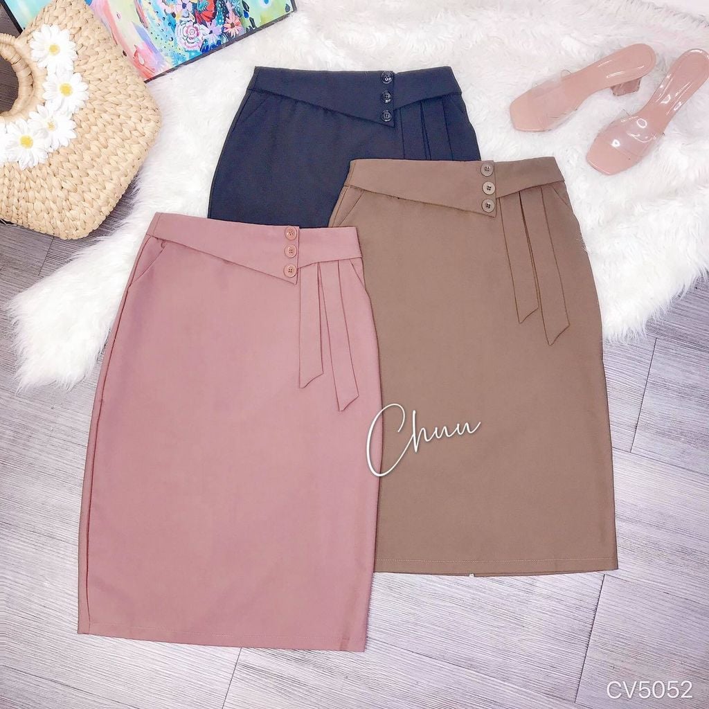 Chân Váy 3 Nút 2 Dây CV5052