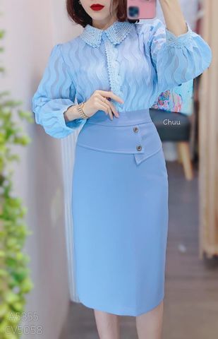 Chân Váy Vạt Nhọn 2N CV5058