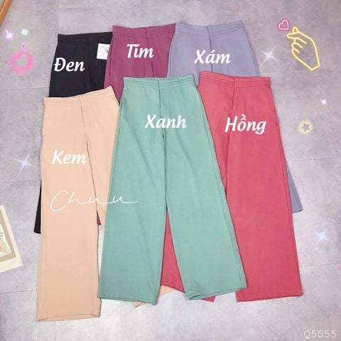 Quần Ống Suông Đai Xếp Ly Q5055