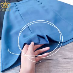 Chân Váy Dài 8 Nút Bọc CV9001.5045