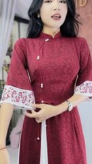 Áo Dài 3T Hỷ Tước (PK) AD2769 (áo lẻ)