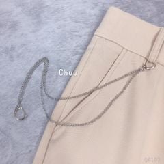 Quần Tây Ống Xẻ Dây Xích Q6103