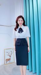 Chân Váy Peplum 2 Nắp CV6133