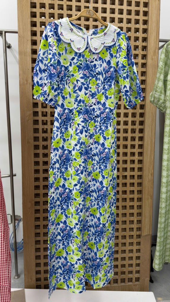 Áo Dài Cổ Hoa Nhiệt Đới AD2999 (áo lẻ)