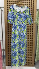 Áo Dài Cổ Hoa Nhiệt Đới AD2999 (áo lẻ)