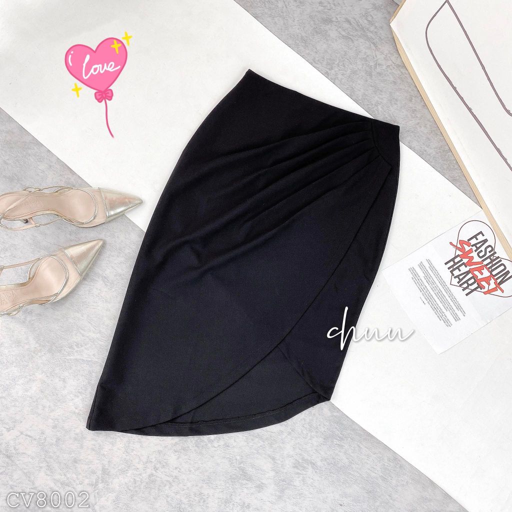 Chân Váy Một Tà Ly CV8002