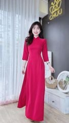 Áo Dài Lụa Ý Truyền Thống AD8013 (áo lẻ)