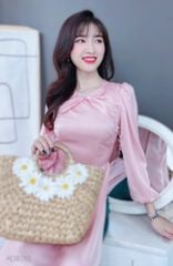 Áo Dài Lụa Ánh Nhung AD8018 (áo lẻ)