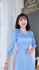 Áo Dài Nơ Vai Ngọc AD8020 (áo lẻ)