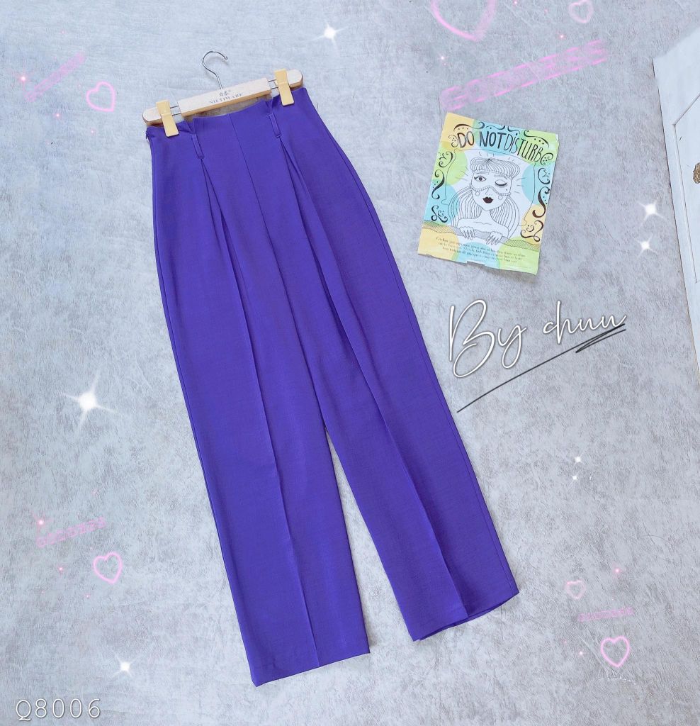 Quần Suông Lụa Đai Dư Q8006