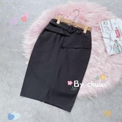 Chân Váy Peplum Đai Liền CV8019