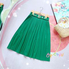Chân Váy Li Nút Vàng CV8021