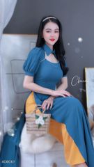 Áo Dài Cổ Đức AD9001.8067 (áo lẻ)