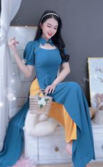 Áo Dài Cổ Đức AD9001.8067 (áo lẻ)