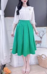 Chân Váy Gấm Li 8cm CV8029