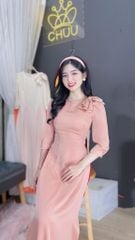 Áo Dài Nơ Vai Ngọc AD8020 (áo lẻ)