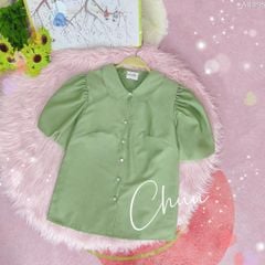 Áo Kate Tay Bí Phồng A9002.8096