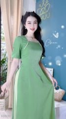 Áo Dài Ngọc Châu Lụa Ướt AD8091 (áo lẻ)