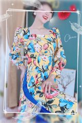 Áo Dài Vai Ren Bán Nguyệt AD8092 (áo lẻ)