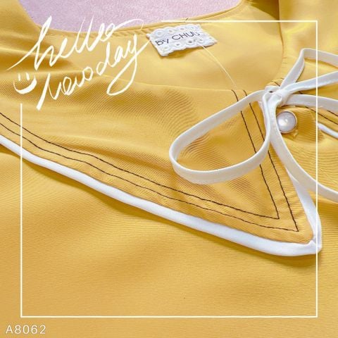 Áo Cổ Lá Viền Chỉ A8062