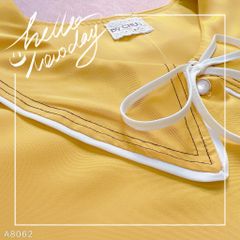 Áo Cổ Lá Viền Chỉ A9002.8062