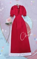 Áo Dài Tai Thỏ AD8109 (áo lẻ)