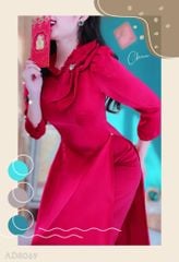 Áo Dài Cánh Hoa 3D AD8069 (áo lẻ)