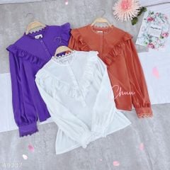 Áo Sơ Mi Ren Vân Rồng AT9001.9237