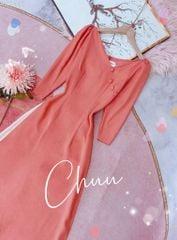 Áo Dài Cổ Tick 5N Bọc AD9001.9117 (áo lẻ)