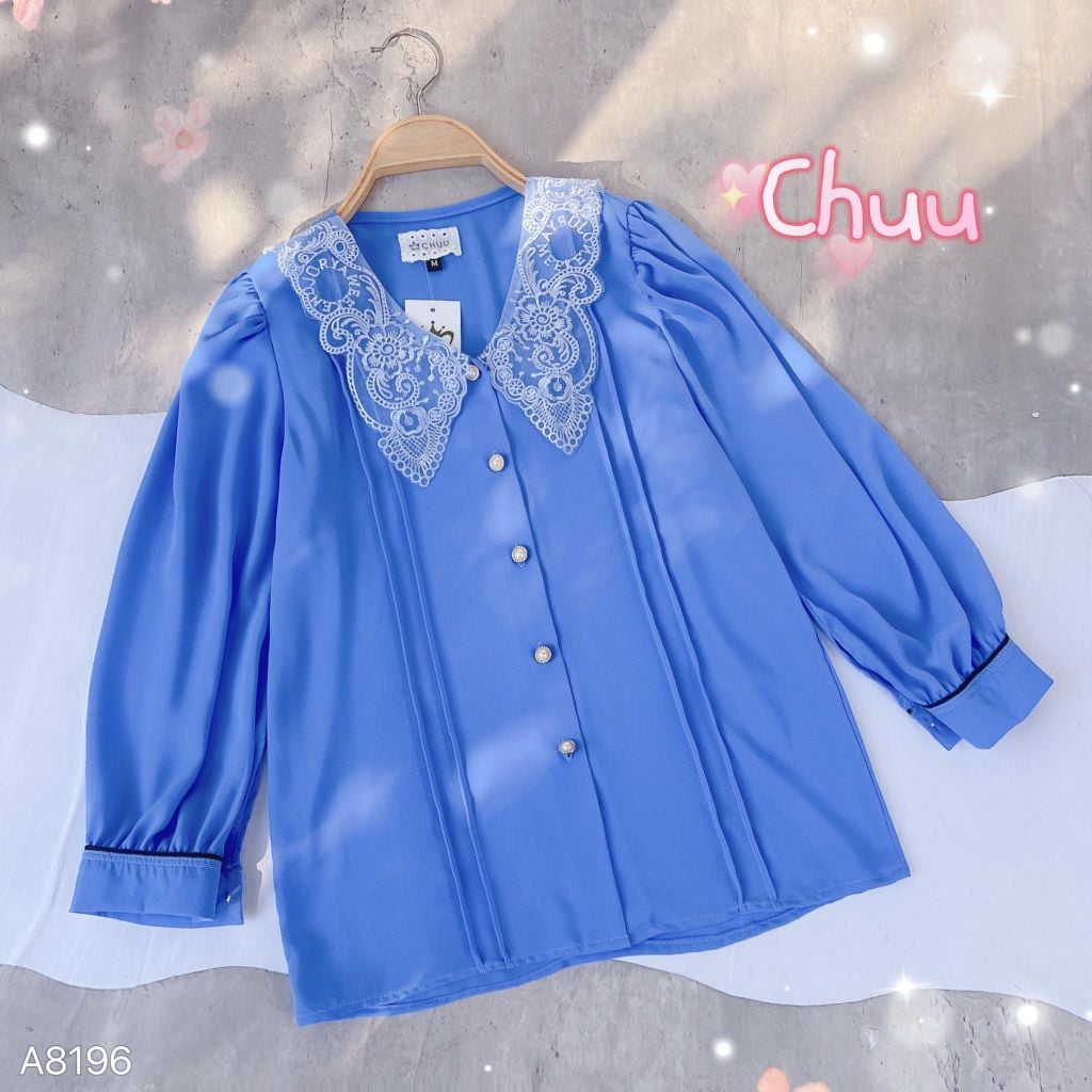 Áo Sơ Mi Cổ Ren Weekend A9001.8196