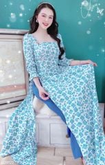 Áo Dài Xốp Tay Chun AD9122 (áo lẻ)