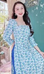 Áo Dài Xốp Tay Chun AD9122 (áo lẻ)